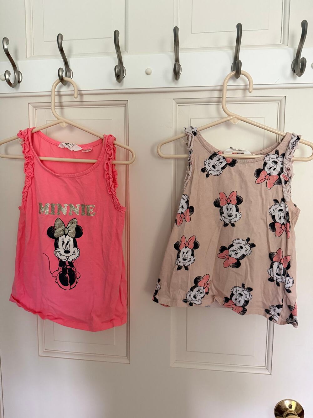 Disney H&M Girls Minnie Mouse Tank Top Bundle Size 5-6